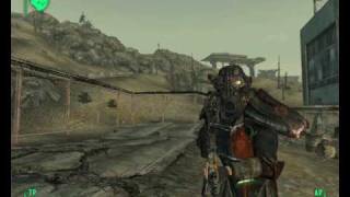 Fallout 3  The T45d Power Armor [upl. by Napoleon]