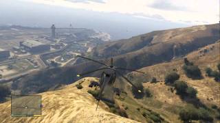 GTA V Xbox 360 Helicopter Engine Failure [upl. by Corron992]