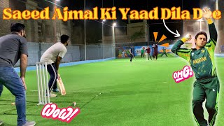 This Guy Bowled Like Saeed Ajmal 🔥 Best Spin Bowling Youve Witnessed  Zains lifestyle Vlog 177 [upl. by Tallbott]