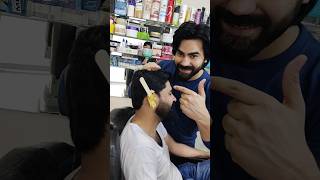 Hair Removal Waxing For Ear  removal Wax For Men adi waxing viral manojdey [upl. by Aisac]