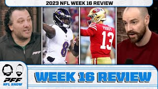 2023 NFL Week 16 Review  PFF NFL Show [upl. by Westbrook]