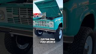 CUSTOM 1966 Ford Bronco SOLD at BARRETTJACKSON barrettjackson fordbronco 4x4offroad restomod [upl. by Emilie722]