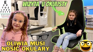 Idziemy do okulisty👀 Wybieramy okulary👓 Spełnione marzenie Oliwii💖 [upl. by Esta]