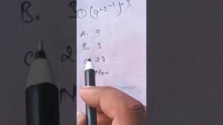 A Nice exponential problems shorts mathematics maths  mathexercises mathsmathstricks [upl. by Nanete]