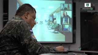 Ejército de Nicaragua participó en la Primera Reunión Virtual de Comandantes de Ejércitos Americanos [upl. by Nonnek]