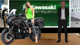 2025 NEW KAWASAKI VERSYS H2 INTRODUCED [upl. by Nauqat]