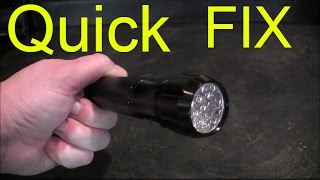 how to change flashlight battery [upl. by Creigh]