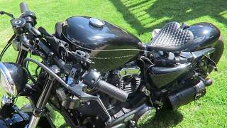 2010 Sportster Bobber Phat 200 Ride [upl. by Drofub]