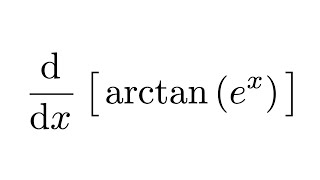 Derivative of arctanex [upl. by Lavona]