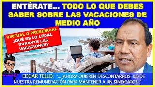 🔴LO ULTIMO MAESTRO…👉 TODO LO QUE DEBES SABER SOBRE LAS VACACIONES DE MEDIO AÑO [upl. by Netti603]