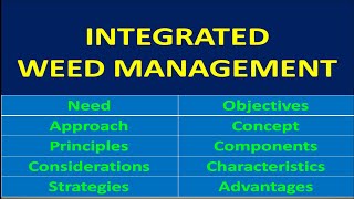 Integrated weed Management [upl. by Simona]