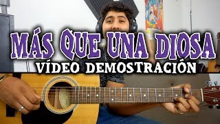 Más que una diosa  Jorge Santa Cruz  Vídeo Demostración  COVER [upl. by Neztnaj]