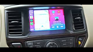 Nissan Pathfinder Apple CarPlay and Android Auto integration applecarplay AndroidAuto [upl. by Argyres]