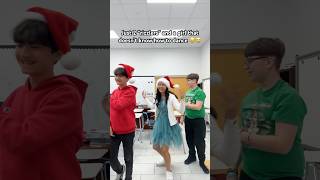 And also a trio thats super excited for Christmas😂 fypシ゚ funny school dance shorts viral [upl. by Nibaj537]