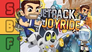 JETPACK JOYRIDE Ranking EVERY Jetpack Joyride Game [upl. by Naget]