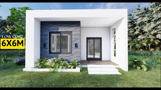 Affordable 6X6M LowCost House Design  Perfect Budget Home🏠 [upl. by Clare]