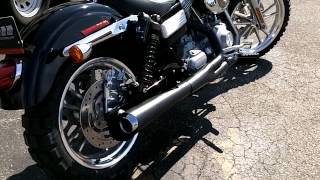 06 Dyna Glide w Kerker 21 SuperMeg  Black [upl. by Johnsten622]