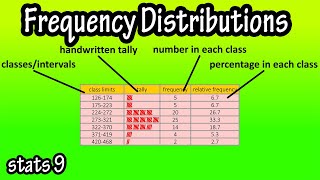 What Is A Frequency Distribution  How To Construct Make A Frequency Distribution Table [upl. by Eissat968]