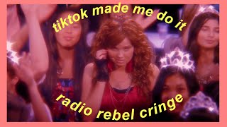 debby ryan being cringey in radio rebel for 6 minutes straight tiktok made me do it [upl. by Retxed]