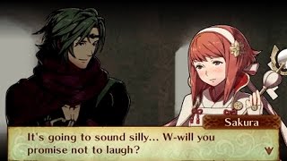 Fire Emblem Fates Birthright  Sakura amp Kaze Support Conversations [upl. by Artemas]