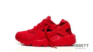 Nike Kid’s Air Huarache Run quotTriple Redquot [upl. by Allys384]