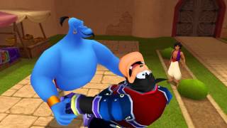 PCSX2 720p  Kingdom Hearts 2 Widescreen Patch Gameplay [upl. by Dowell]