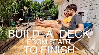 How to Build a Deck START TO FINISH [upl. by Intisar]