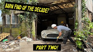 UK Barn Find Of The Decade  Part Two  How Did They Even Get There barnfind classiccars [upl. by Coray]