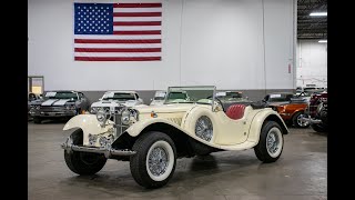 1939 Jaguar SS100 Replica  Walk Around Video 4K Miles [upl. by Alyse423]