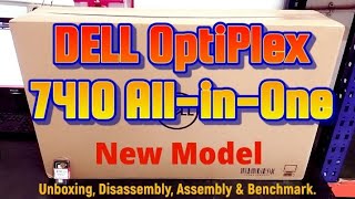 DELL OptiPlex 7410 AllinOne  Unboxing Disassembly and Upgrade Options [upl. by Lybis]