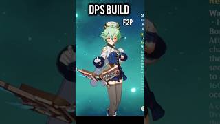 Sucrose Dps  sub dps build f2p genshin Impact sucrose genshinimpact dps [upl. by Verla]