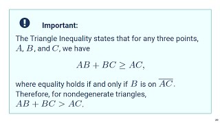 Topic 10 Geometric Inequalities [upl. by Aneelak]