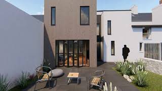 Contemporary extension Mitchelstown Co Cork designed by Kodu Architecture [upl. by Annahsohs]