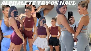 ALPHALETE TRY ON HAUL  honest review is amplify worth it [upl. by Ennobe612]