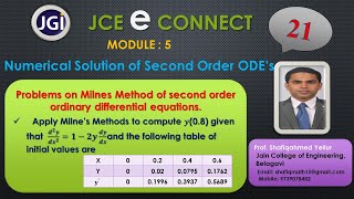 21 Problem1  Milne’s Methods  Compute 𝒚𝟎𝟖 given that 𝒚′′𝟏−𝟐𝒚𝒚′  By Shafiqahmed [upl. by Aihsas73]