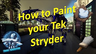 How to paint your Tek Stryder Ark Official PvE [upl. by Silvain]