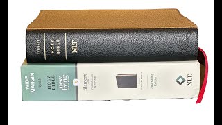 Reviewing a Tyndale NLT Wide Margin Journaling Bible [upl. by Linad]