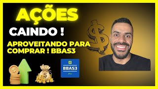 BBAS3 Caindo 2 Eu aproveitando as oportunidades Para aportar 😎 [upl. by Nobe]