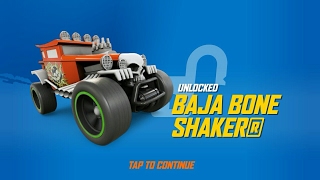 Hot Wheels Race Off Unlocked Baja Bone Shaker and Test Drive The Bones [upl. by Matlick449]