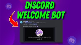 How To Add A Welcome Bot To Discord Server 2024 EASY METHOD [upl. by Herb]