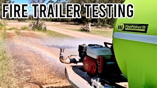 Fire Trailer or Road Repair Trailer  Vlog 307 [upl. by Alaik]