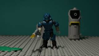 brute flood transformation halo mega construx stop motion [upl. by Htims]