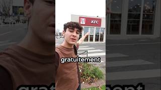 Glace Gratuite Chez KFC [upl. by Enyawal]