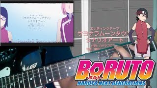 Boruto ED 2 SAYONARA MOON TOWN Guitar cover by  Harido [upl. by Boothman443]