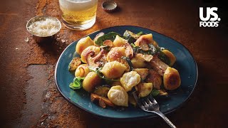 Chefs Line Italian Asiago Stuffed Gnocchi [upl. by Liatrice]