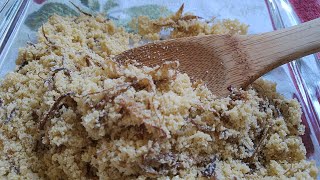 Receita de farofa de cebola Culinaria com amor [upl. by Carole829]