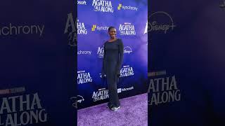 Okwui Okpokwasili Arrives at the ‘Agatha All Along’ Los Angeles Premiere [upl. by Krid]