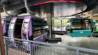 Walt Disney World Skyliner EPCOT To Caribbean Beach Resort Full HD POV  May 2021 Orlando Florida [upl. by Veronike994]