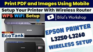 How to Connect Epson Printer to Wireless Router Using WPS Method Ask Bilal [upl. by Neitsabes642]