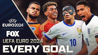 UEFA Euro 2024 Every goal from the Entire Tournament  FOX SOCCER [upl. by Belcher]